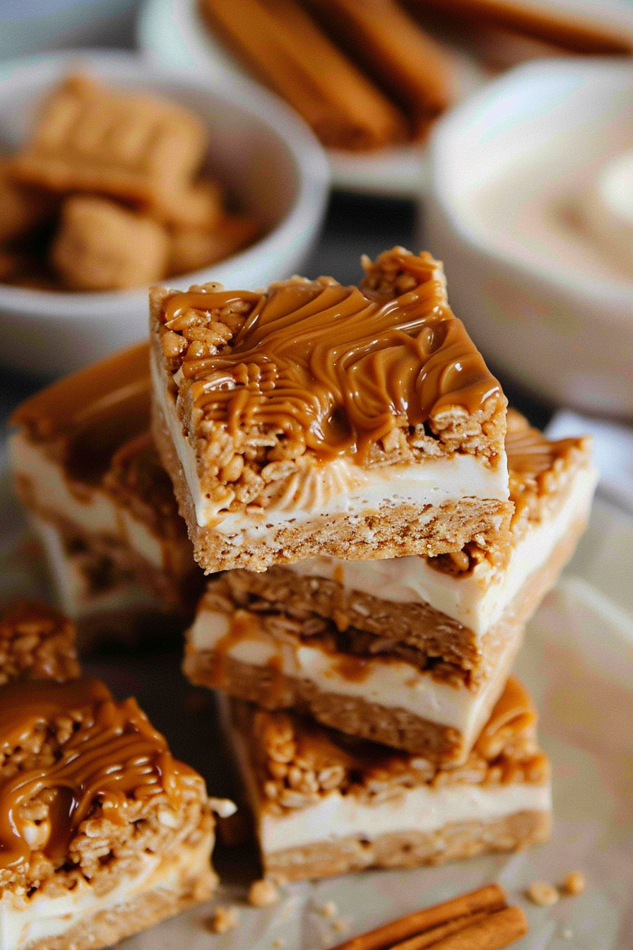 Biscoff Rice Krispie Treats