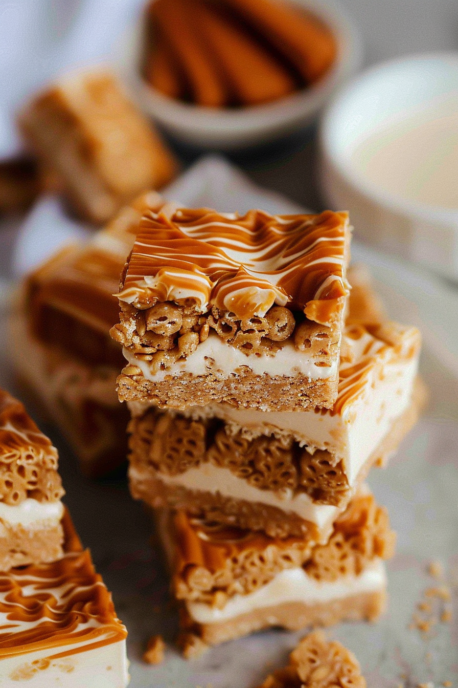 Biscoff Rice Krispie Treats