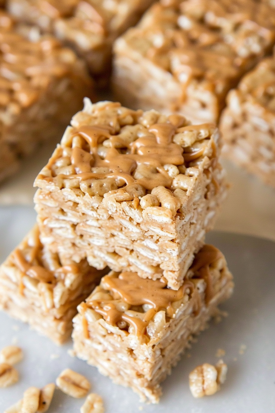 Biscoff Rice Krispie Treats!