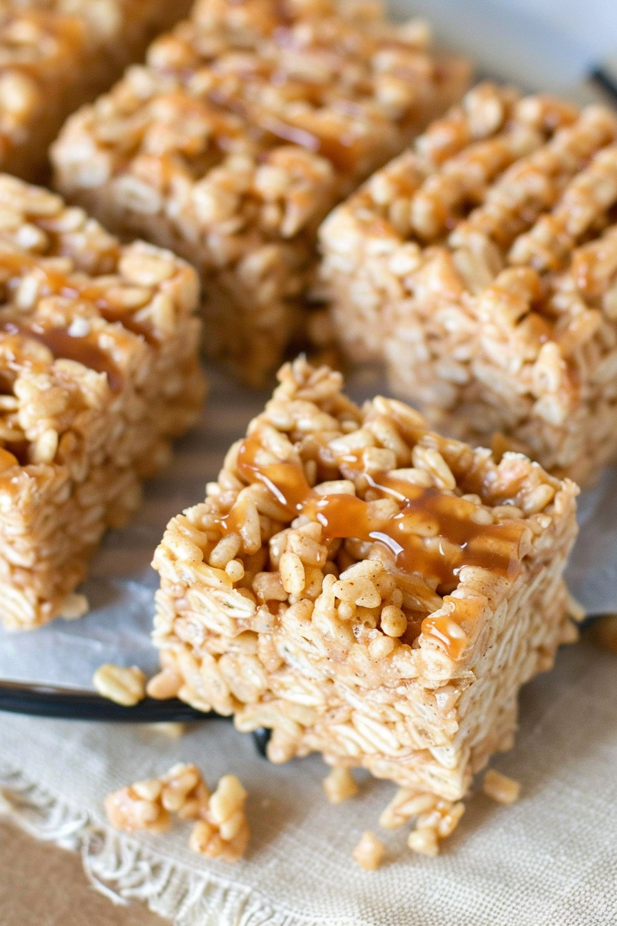 Biscoff Rice Krispie Treats!