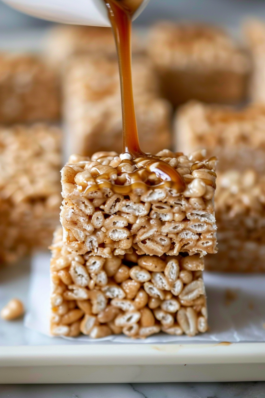 Biscoff Rice Krispie Treats!