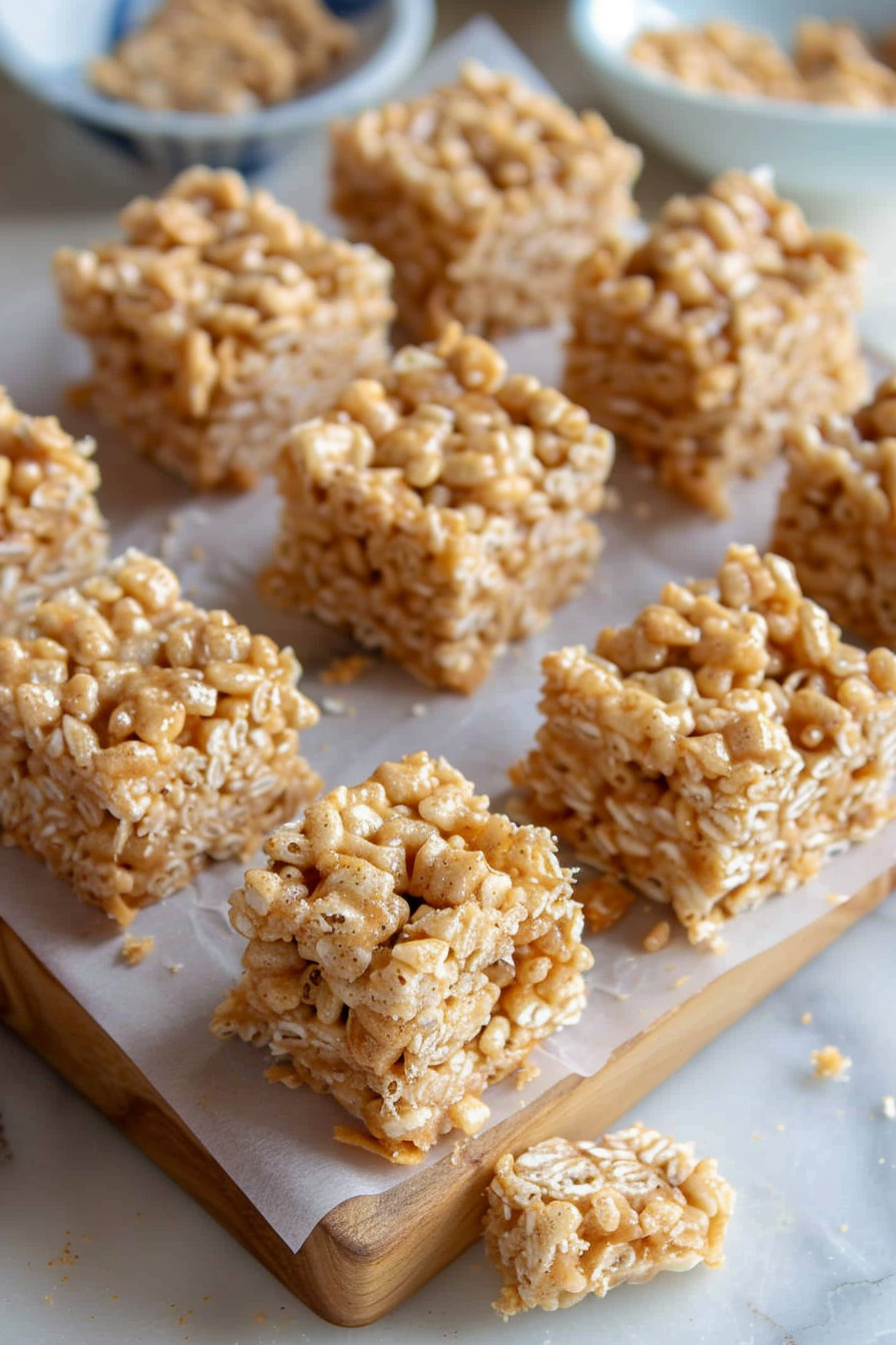 Biscoff Rice Krispie Treats!