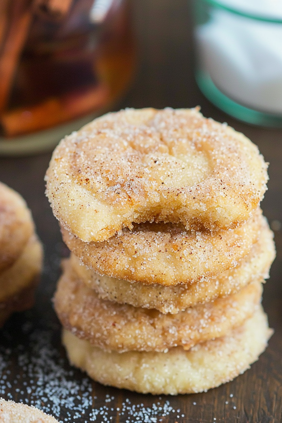 Crunchy Caramel Churro Cookies