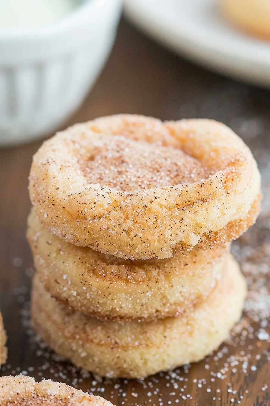 Crunchy Caramel Churro Cookies