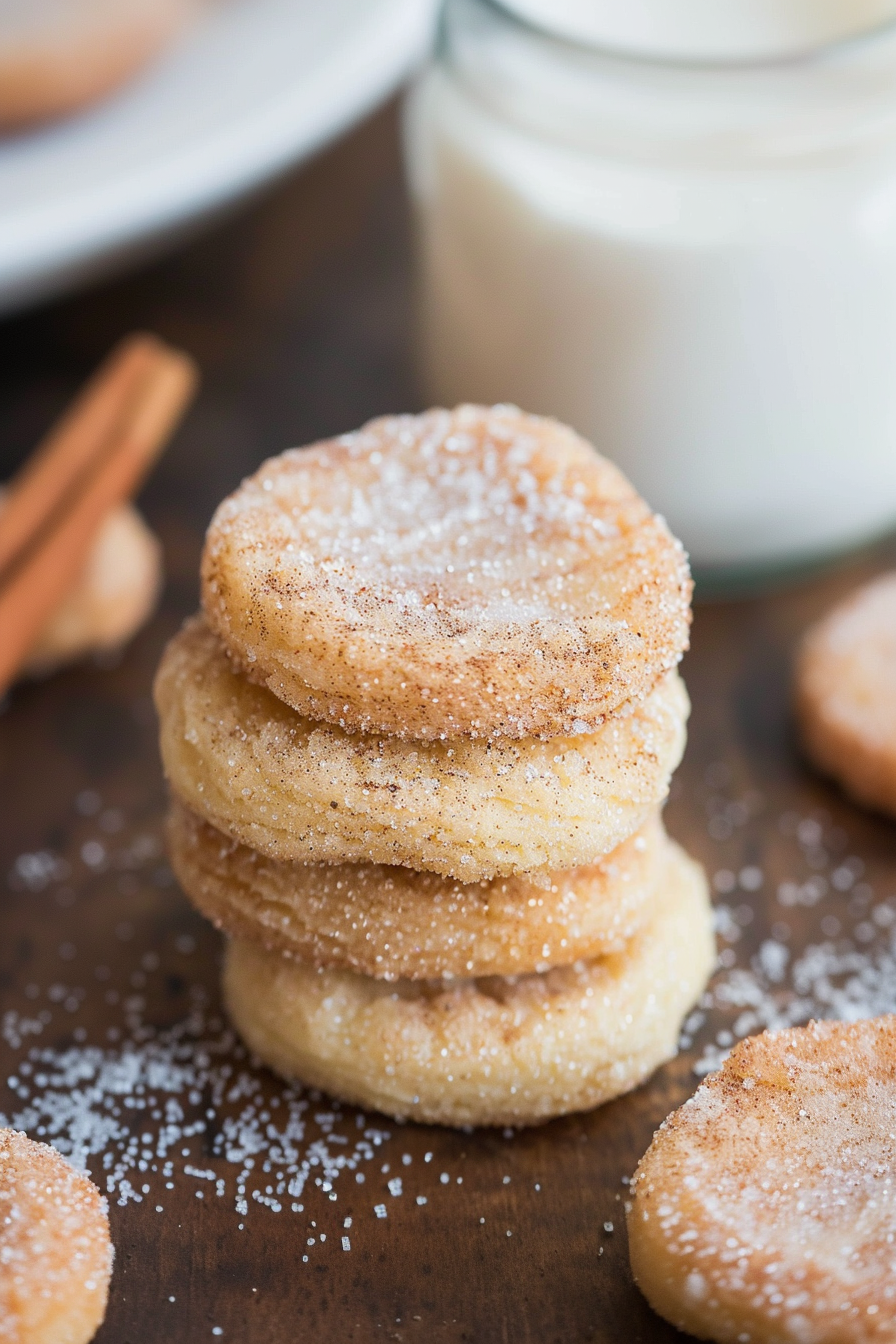 Crunchy Caramel Churro Cookies