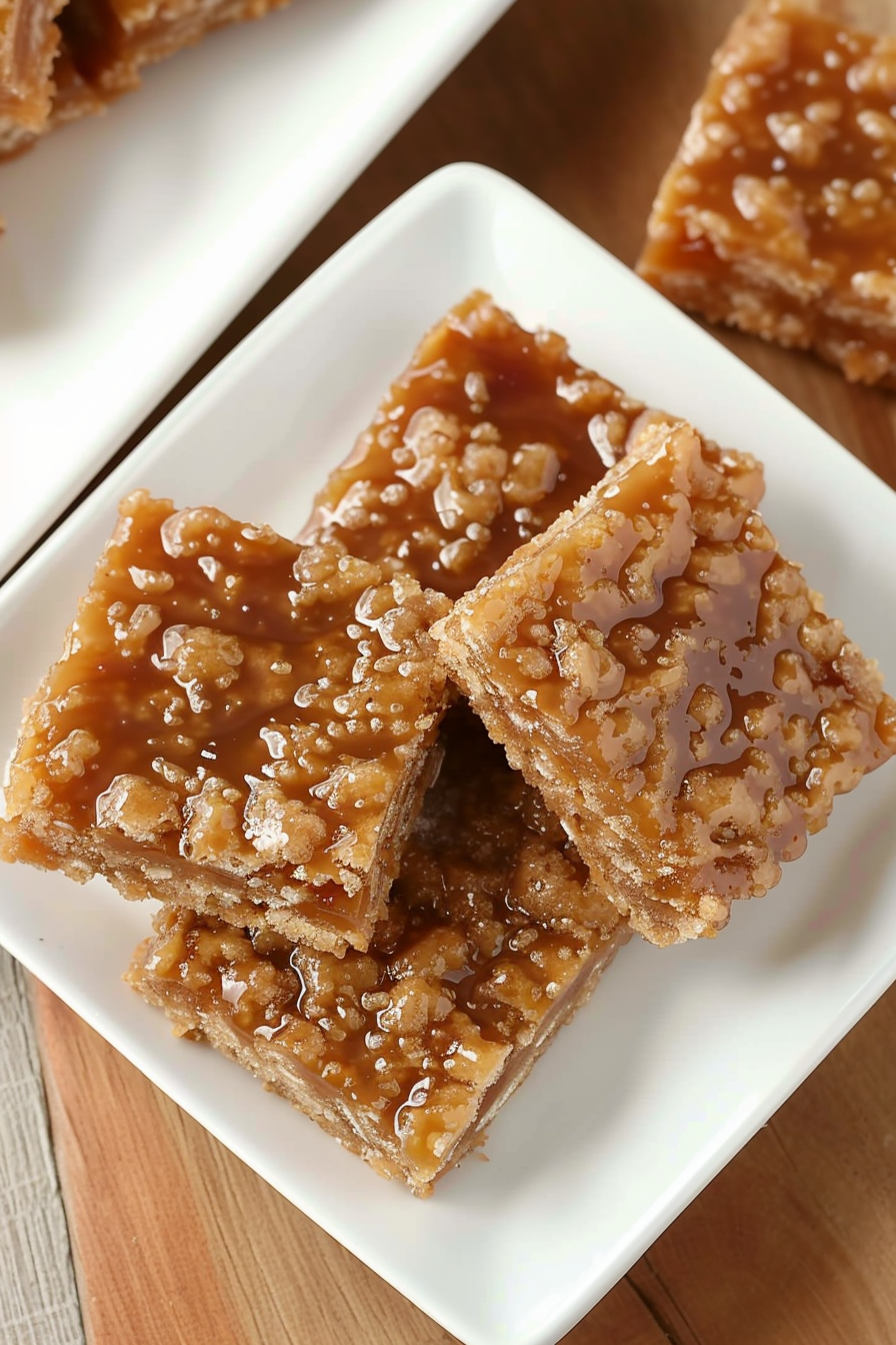 Caramel Crush Bars