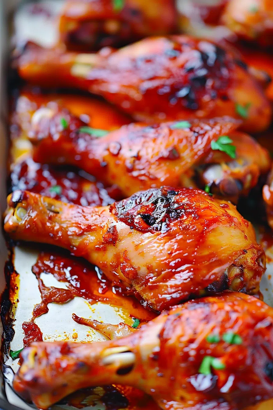 Caramelized Baked Chicken Legs or Wings