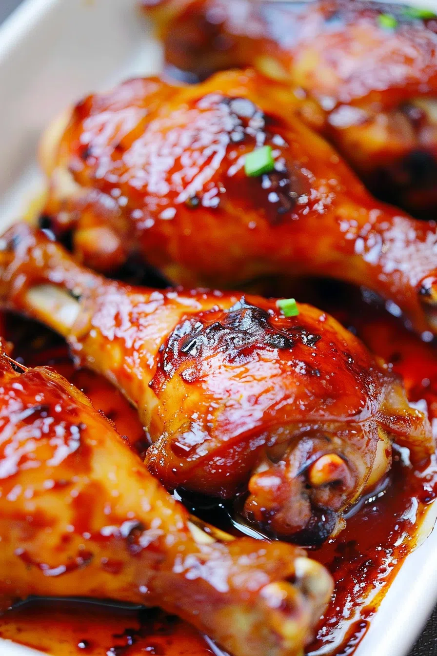 Caramelized Baked Chicken Legs or Wings