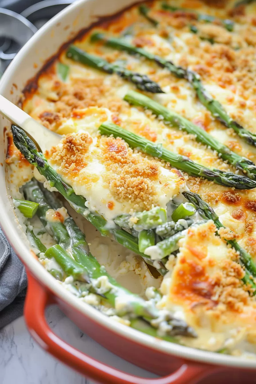 Cheesy Asparagus Casserole