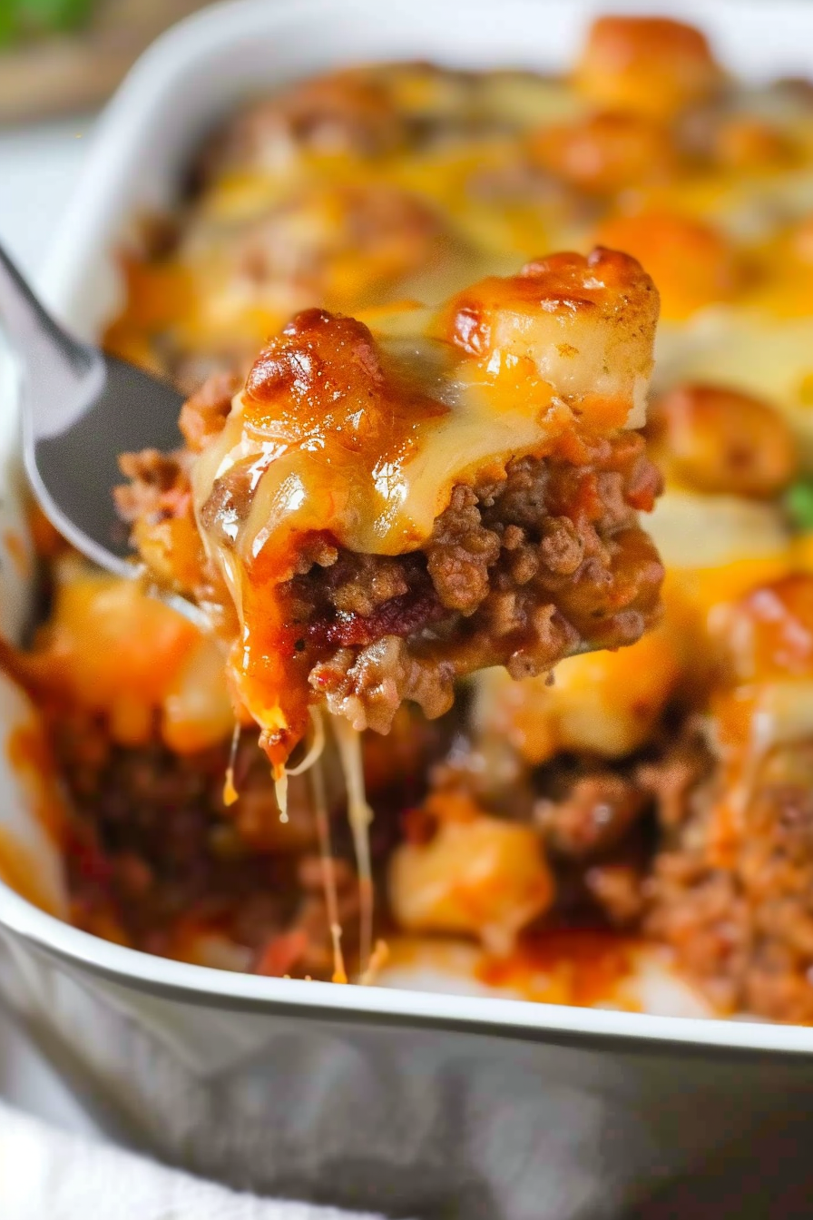 Cheesy Tater Tot Meatloaf Magic