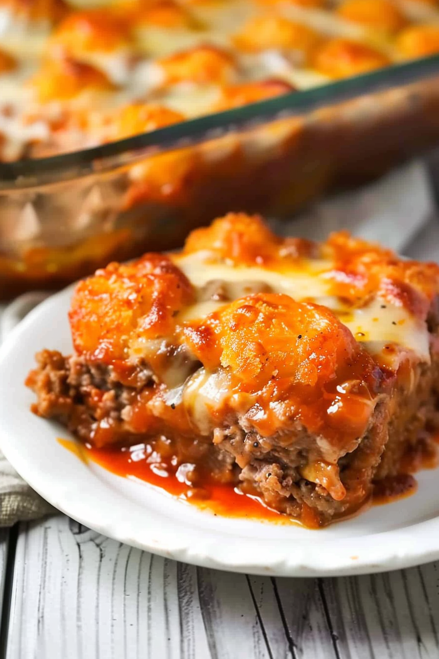 Cheesy Tater Tot Meatloaf Magic