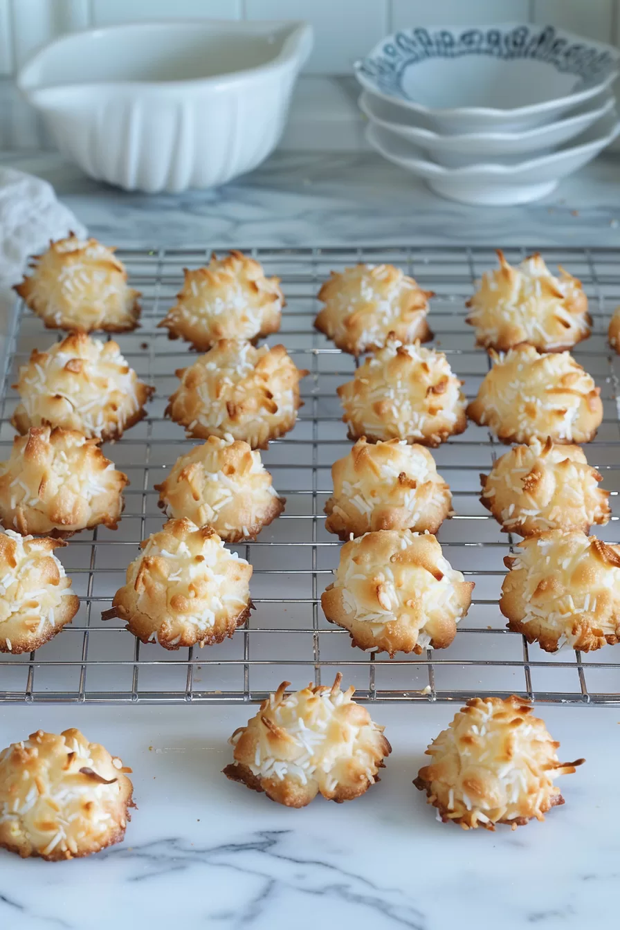 Chocolate-Dipped Coconut Bliss Macaroons