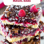 Chocolate Raspberry Magic Bars