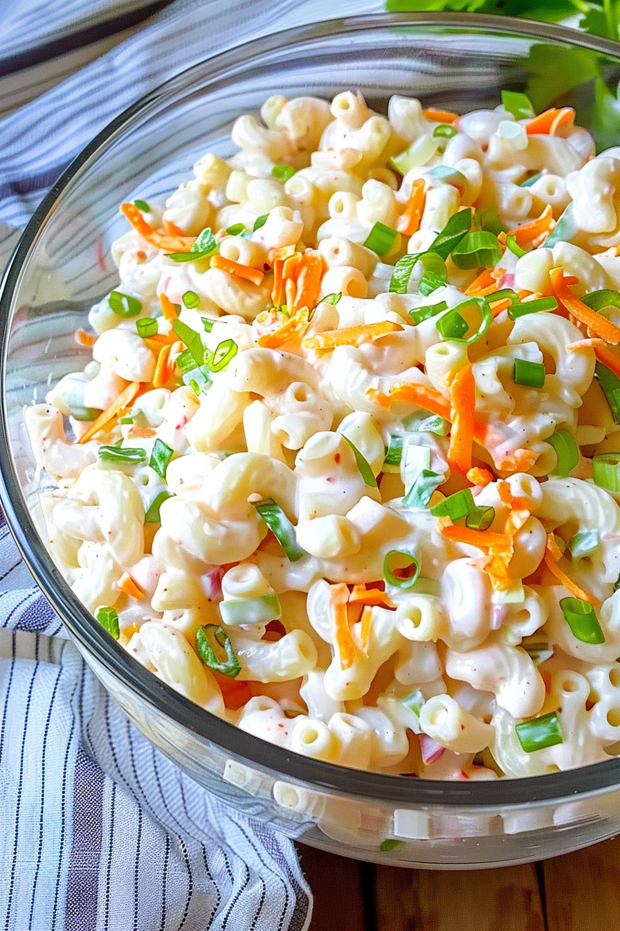 Classic Hawaiian Macaroni Salad recipe