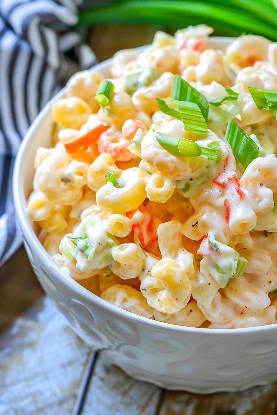 Classic Hawaiian Macaroni Salad recipe