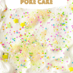 Colorful Easter Poke Cake