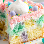 Colorful Easter Poke Cake