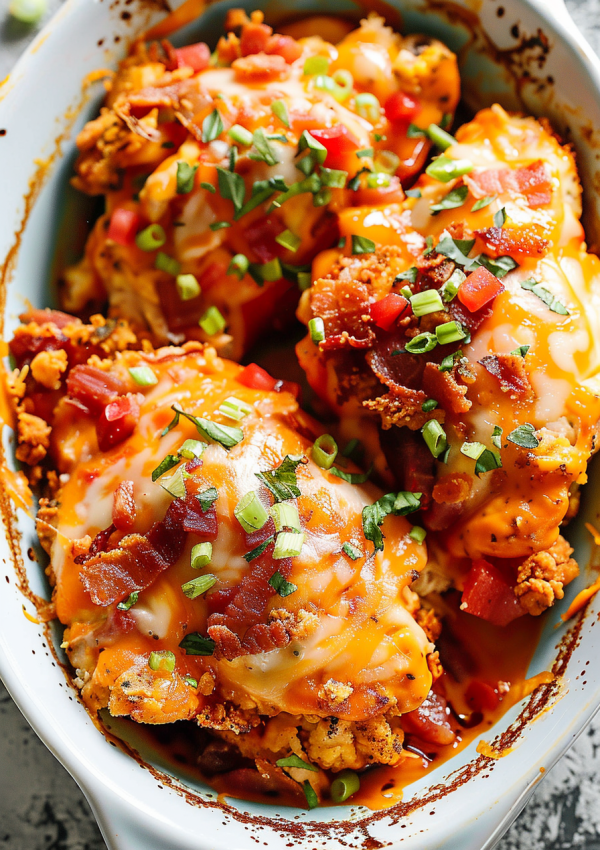 Cheesy Chicken Breast Bake