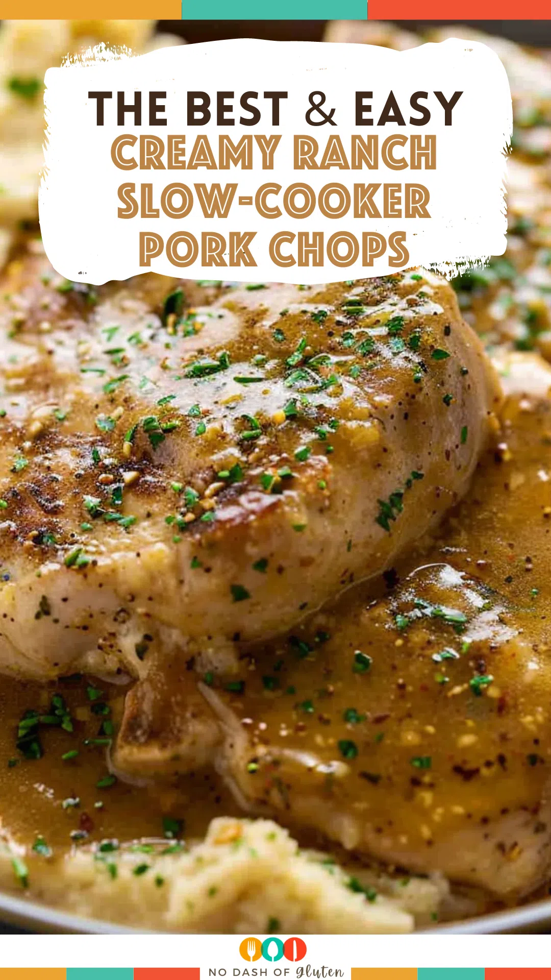 Creamy Ranch Slow-Cooker Pork Chops