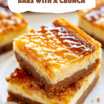 Crème Brûlée Cheesecake Bars with a Crunch