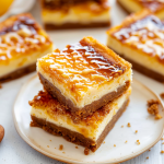 Crème Brûlée Cheesecake Bars with a Crunch