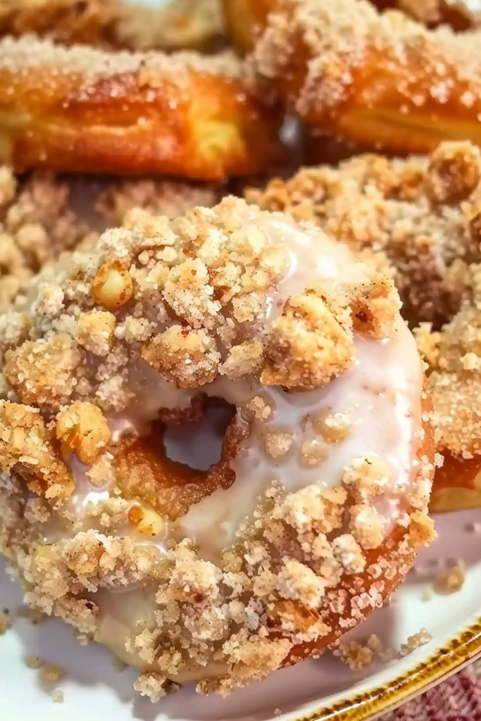 Heavenly Crumb-Topped Baked Donuts