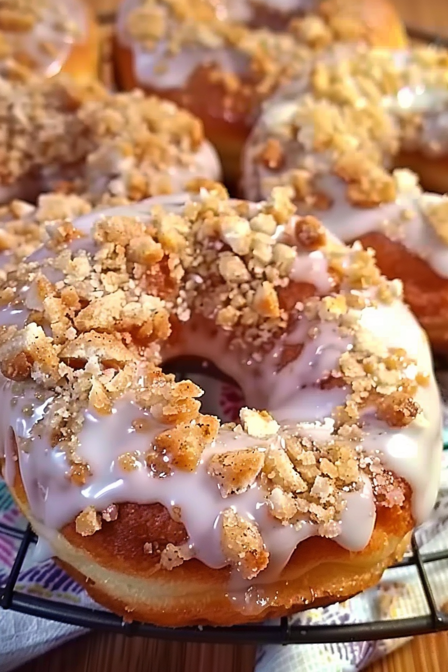 Heavenly Crumb-Topped Baked Donuts