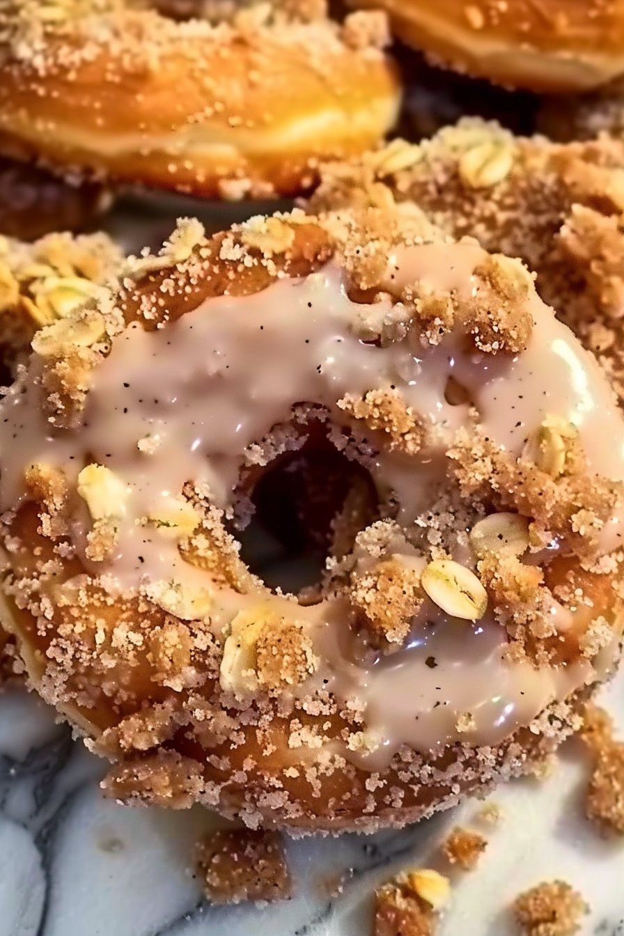 Heavenly Crumb-Topped Baked Donuts