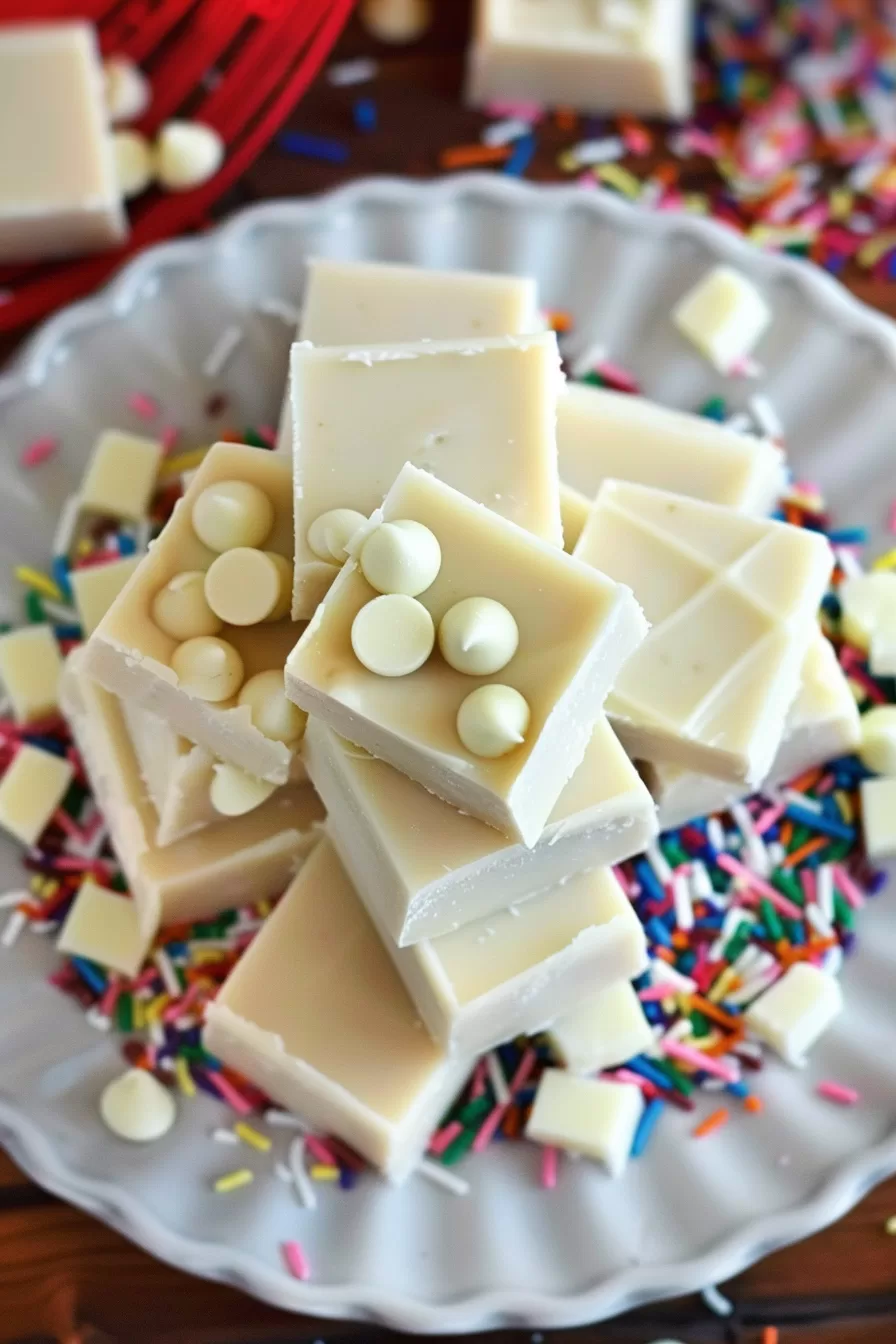 Easy White Chocolate Fudge