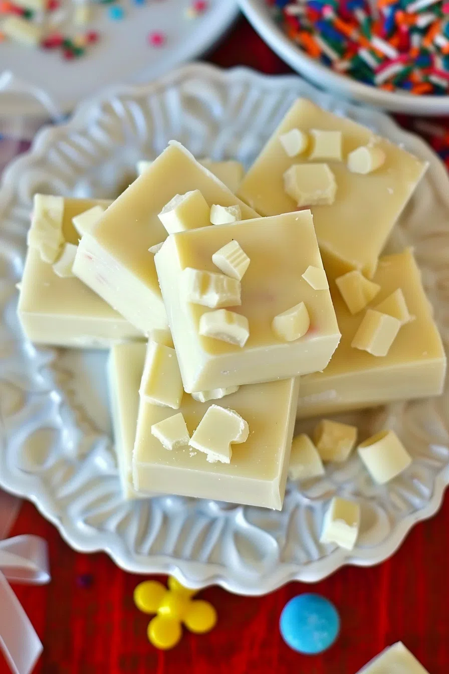 Easy White Chocolate Fudge