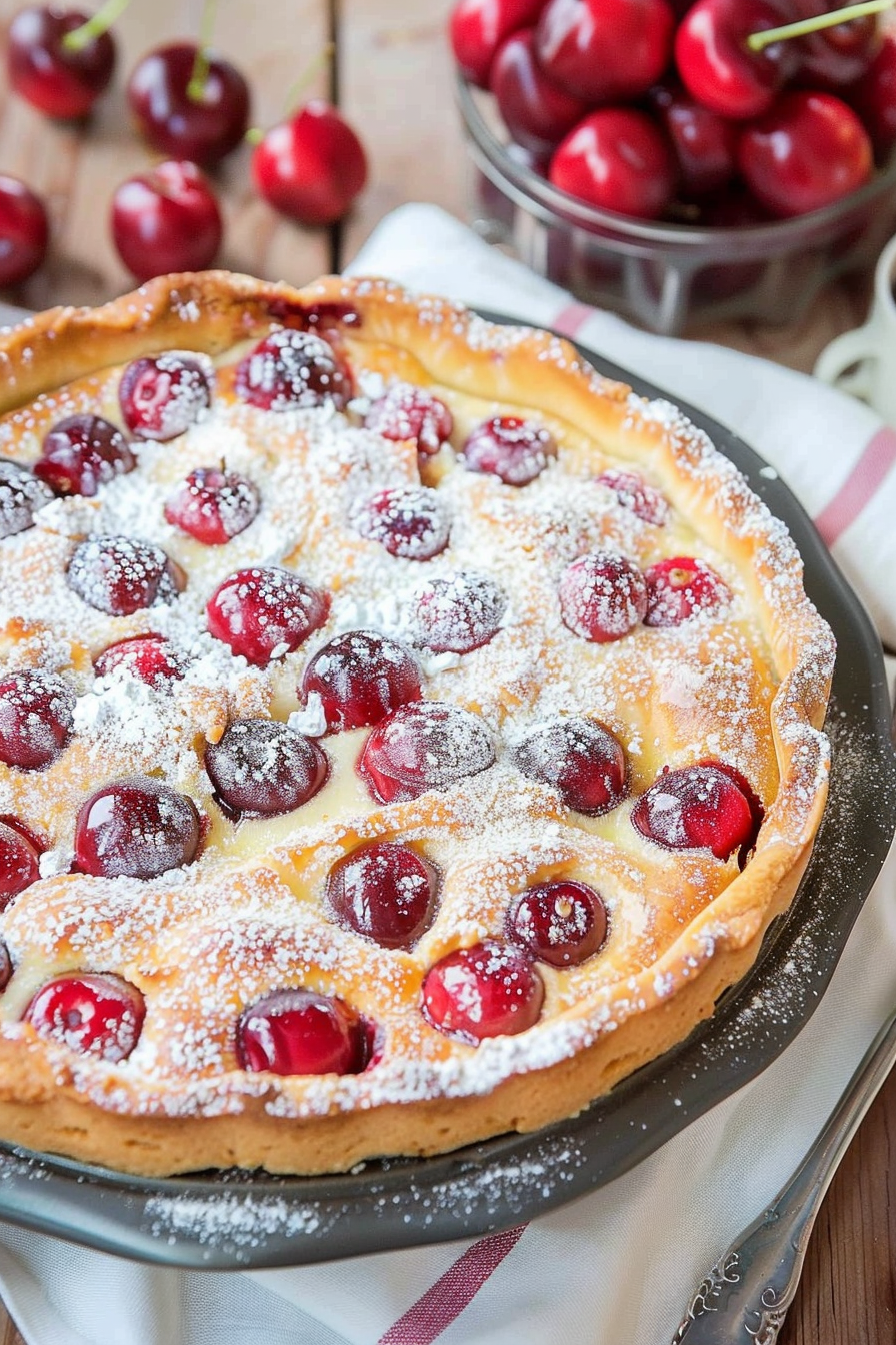 Cherry Custard Pie