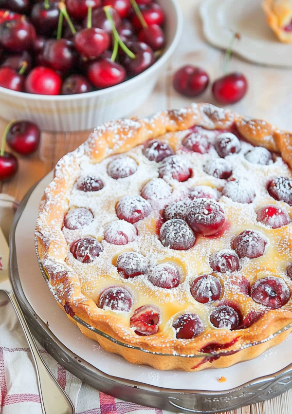 Cherry Custard Pie