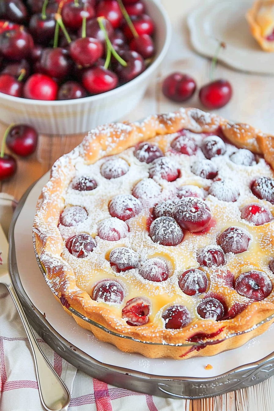 Cherry Custard Pie