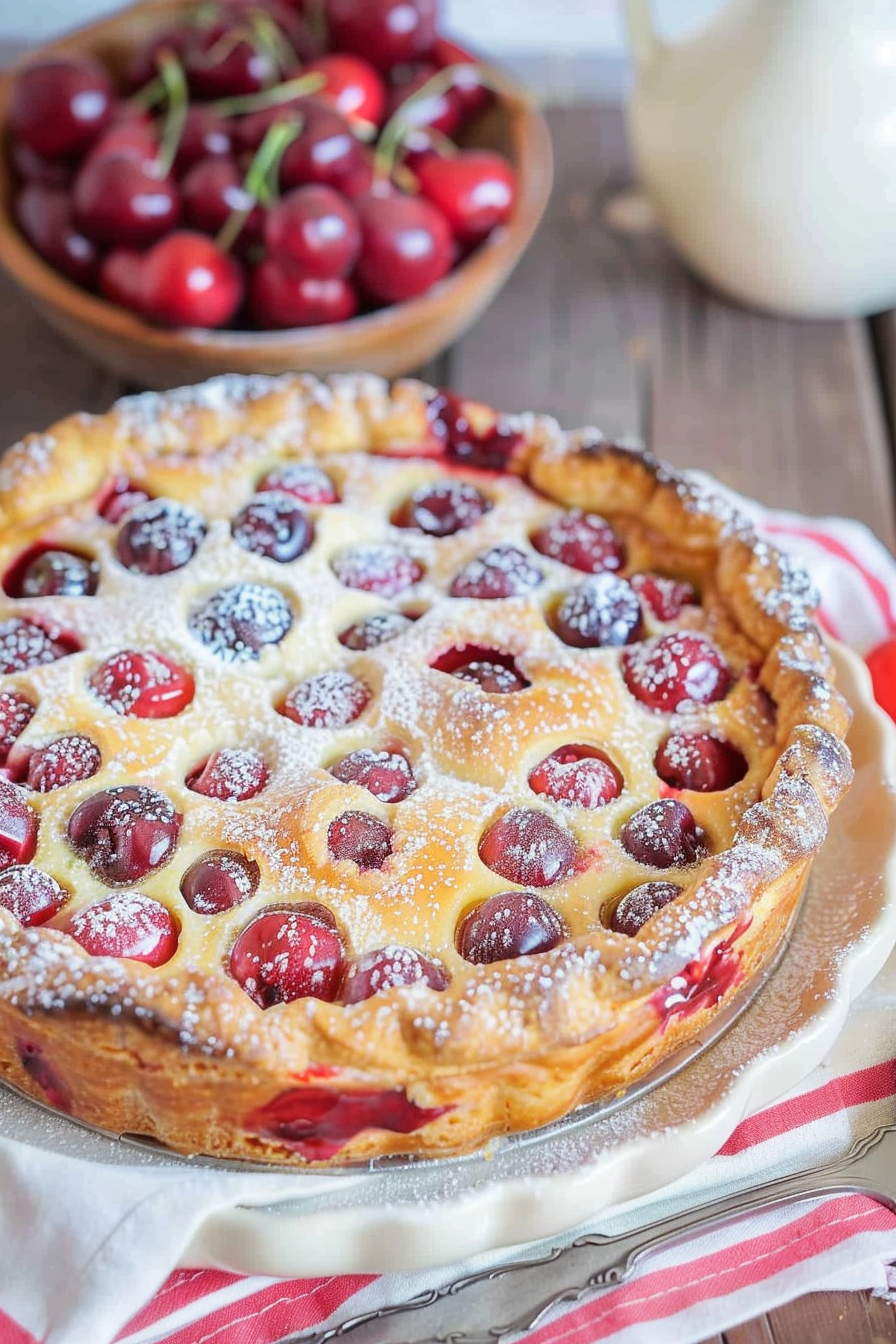 Cherry Custard Pie