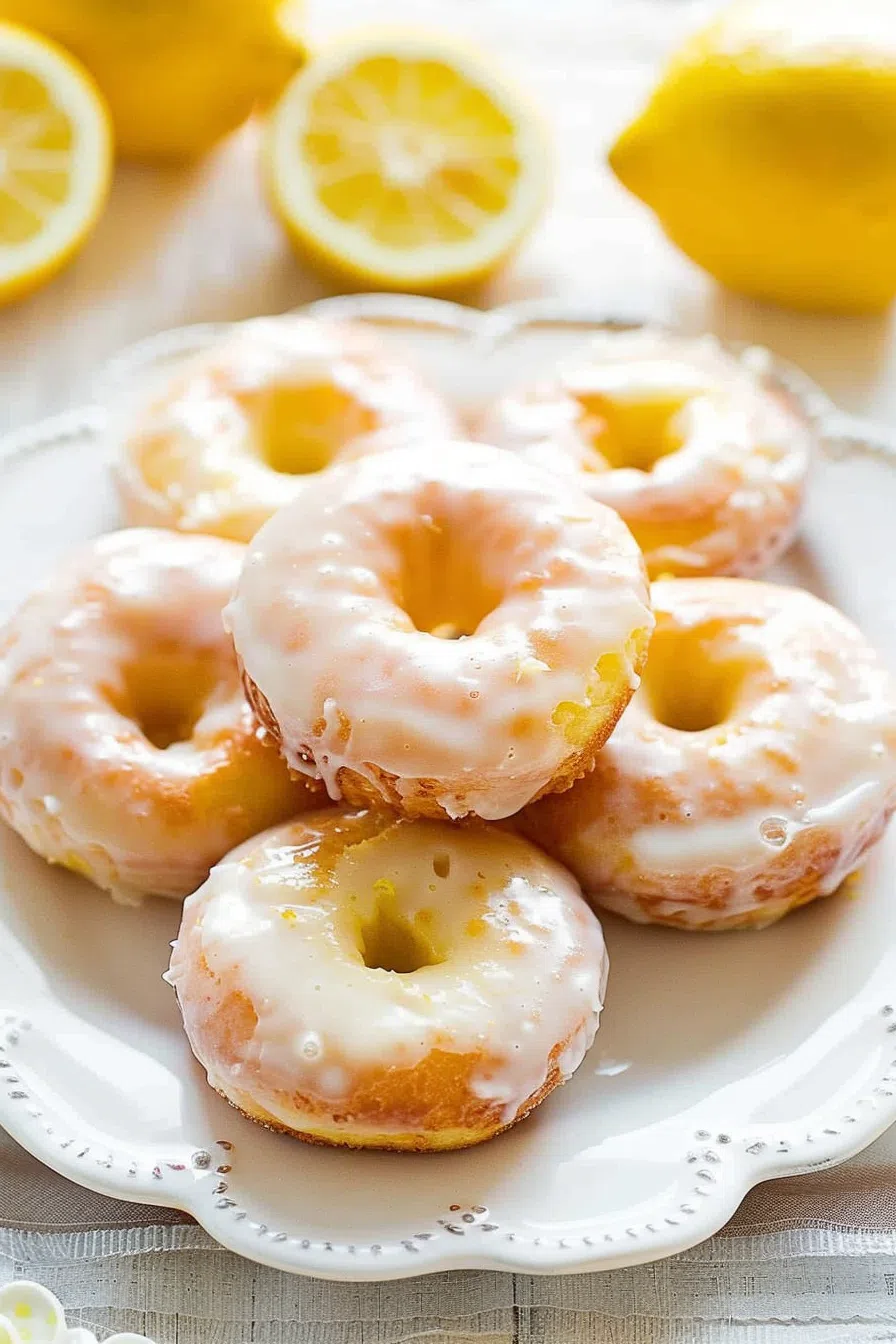 Glazed Lemon Delight Donuts