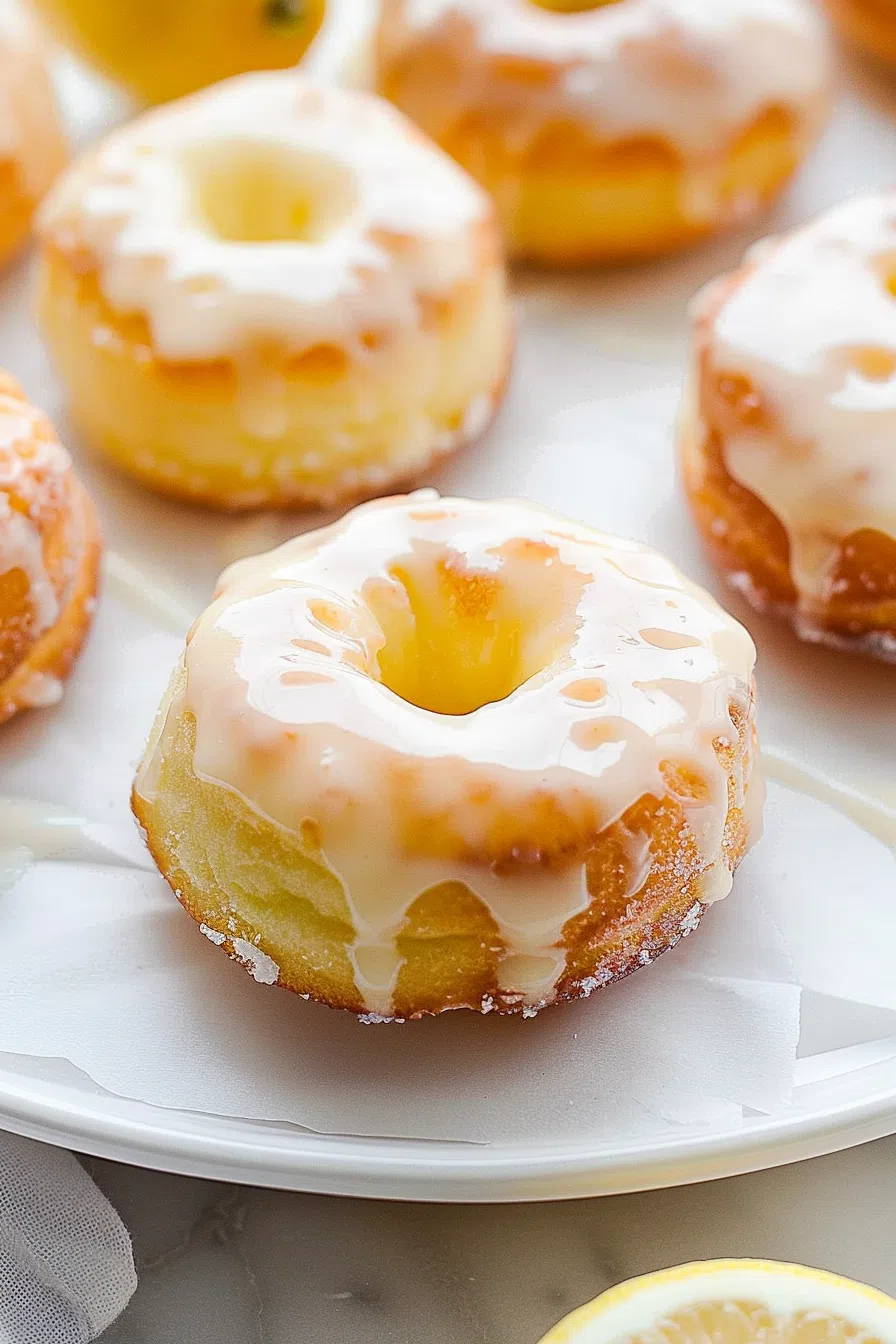 Glazed Lemon Delight Donuts
