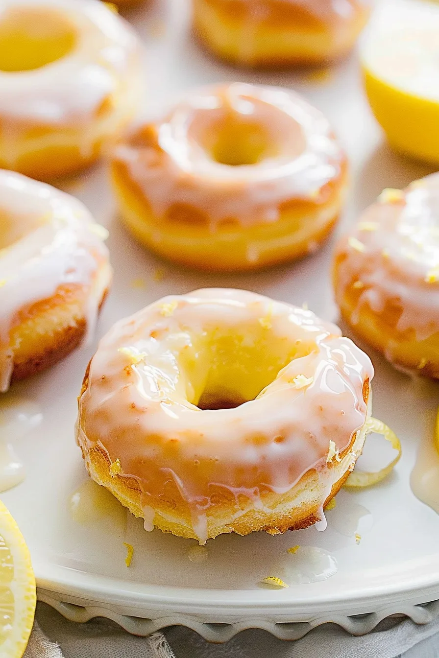 Glazed Lemon Delight Donuts