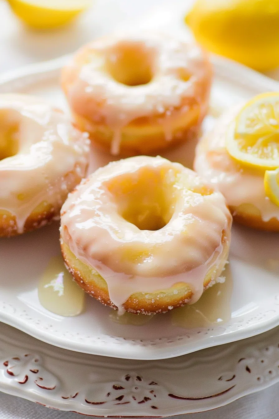 Glazed Lemon Delight Donuts