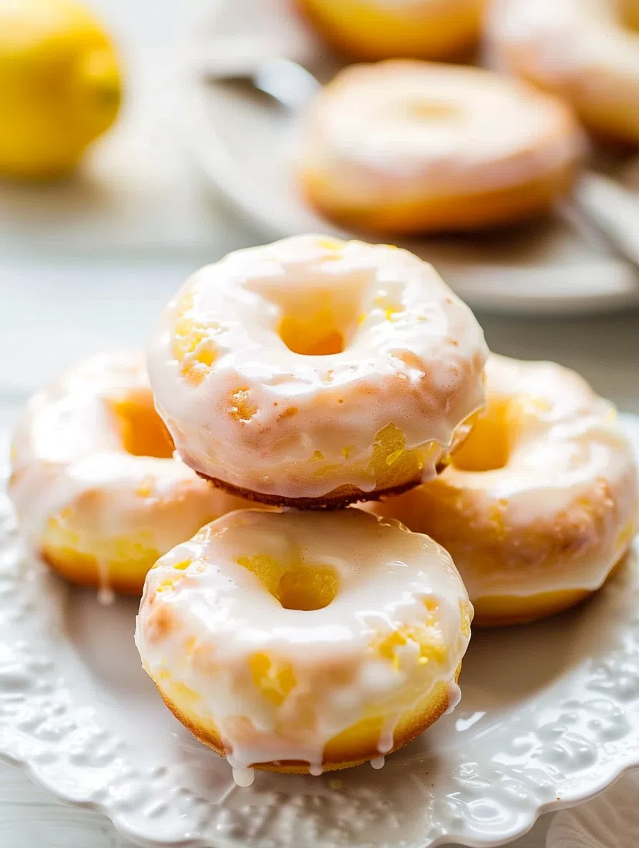 Glazed Lemon Delight Donuts