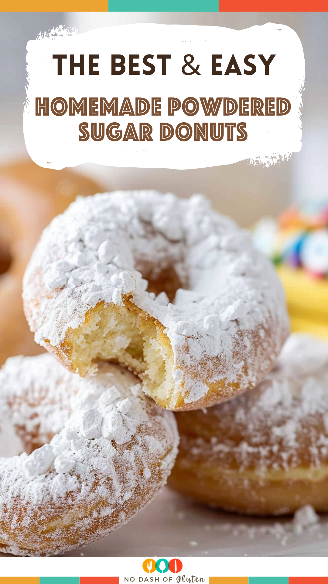 Homemade Powdered Sugar Donuts