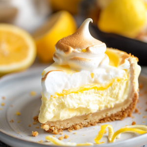 Lemon Curd Meringue Cheesecake Bliss