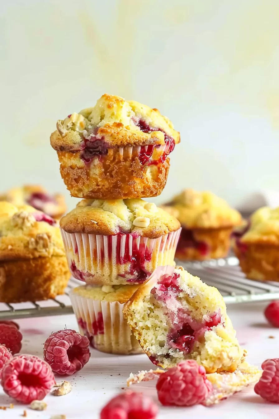 Luscious Raspberry Cream Cheese Muffins with a Citrus Twist