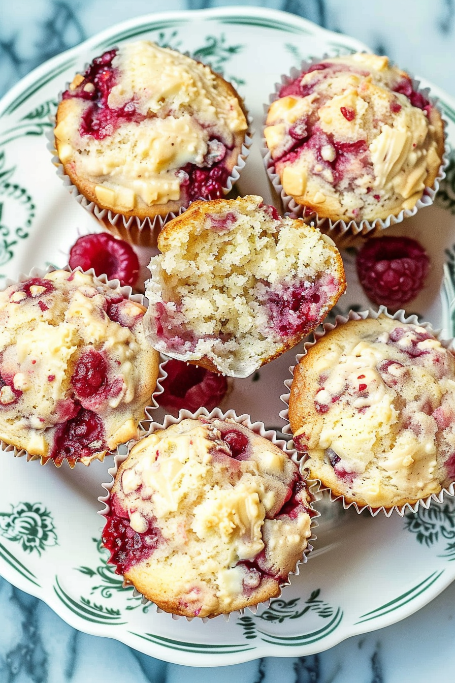 Luscious Raspberry Cream Cheese Muffins with a Citrus Twist