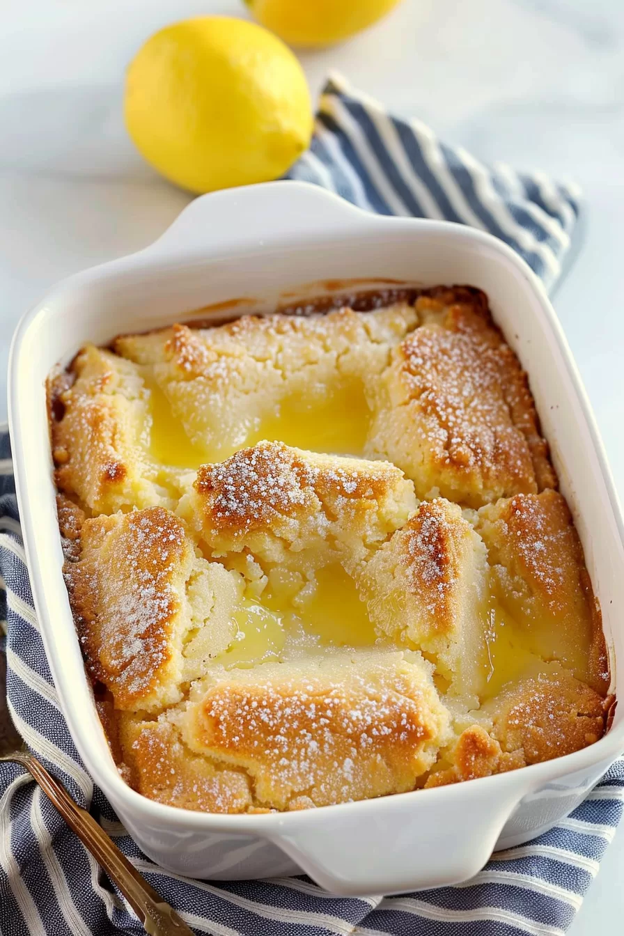 Magic Lemon Cobbler