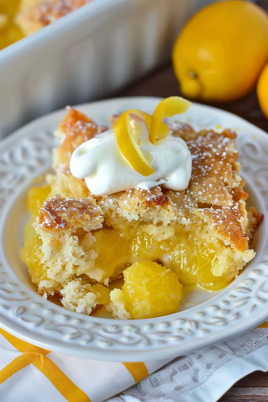 Magic Lemon Cobbler