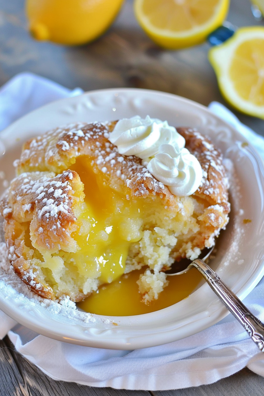 Magic Lemon Cobbler