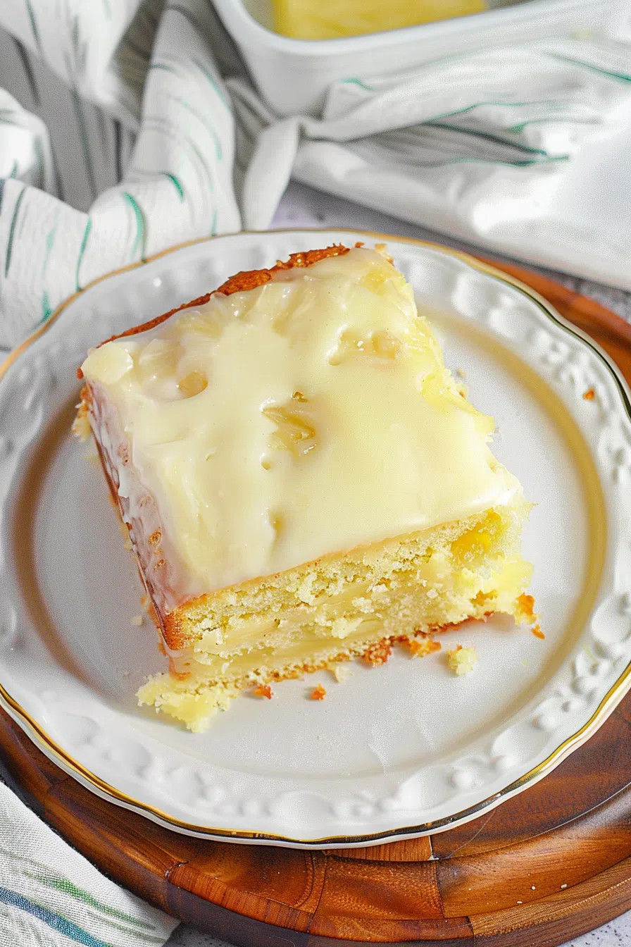 Moist Pineapple Cake with Cream Cheese Frosting
