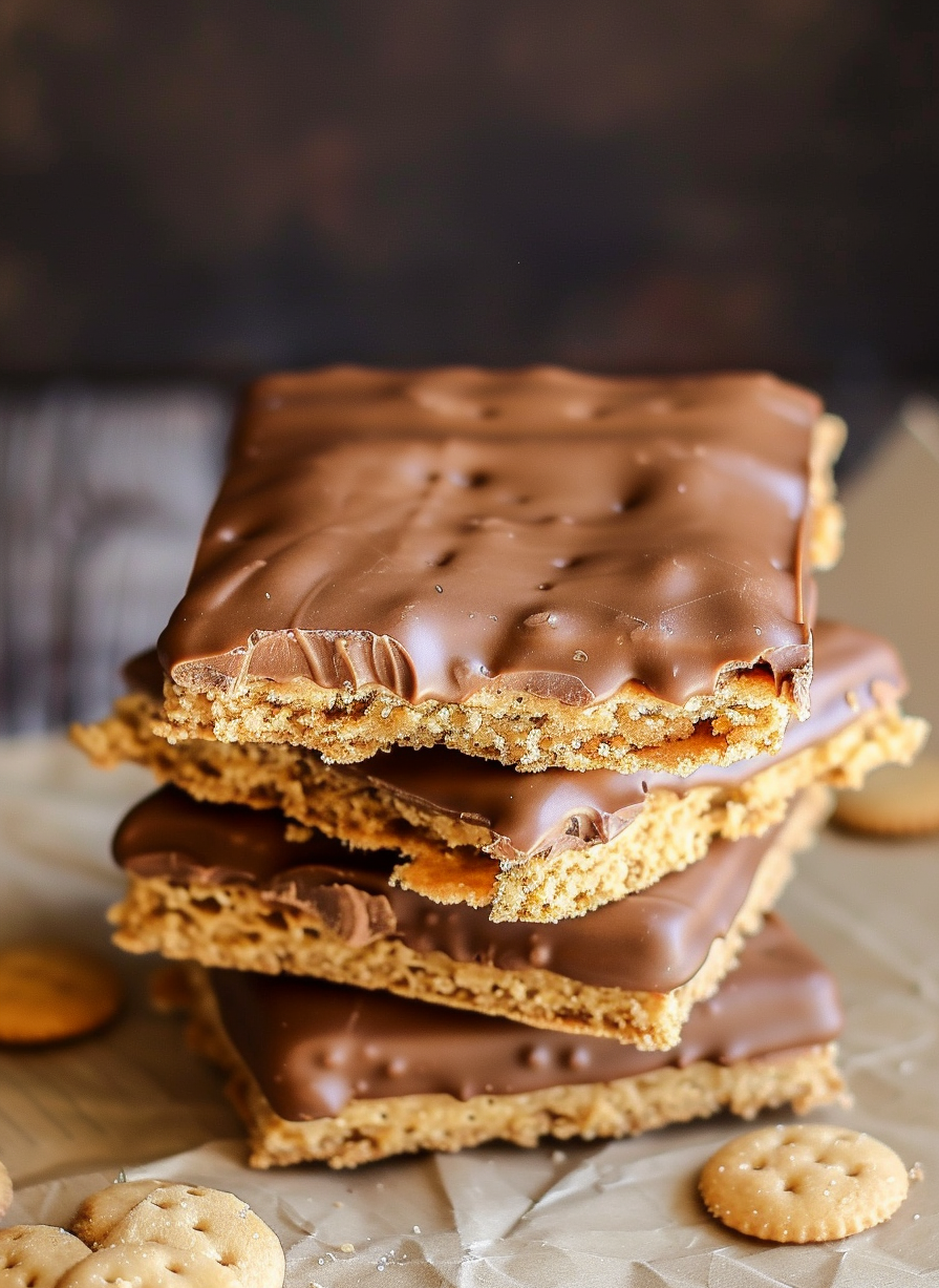 No-Bake Buckeye Graham Crackers