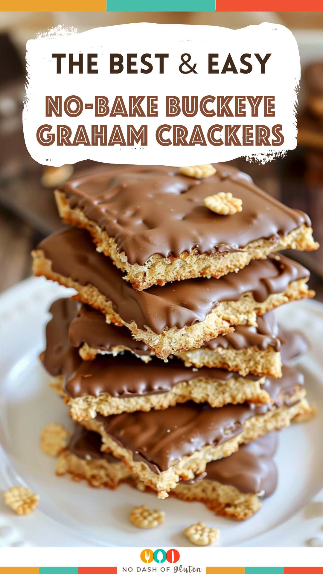 No-Bake Buckeye Graham Crackers