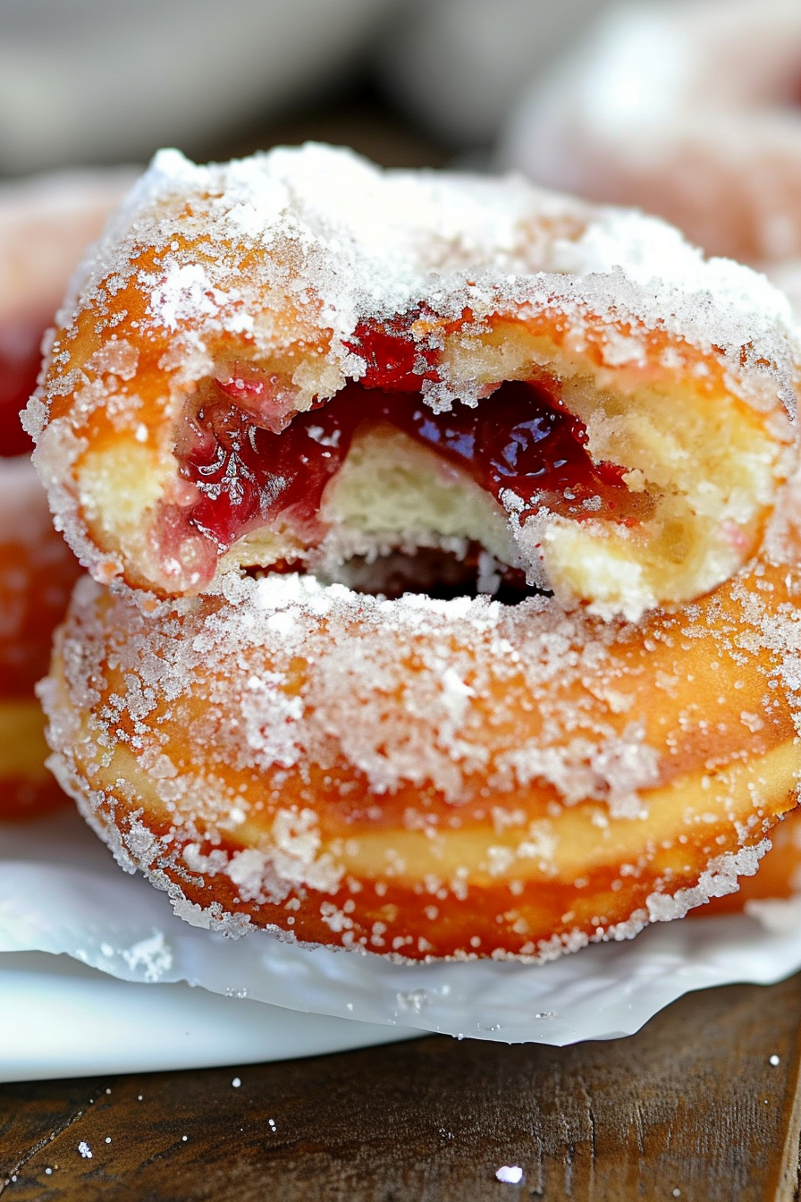 Old Fashioned Jelly Donuts